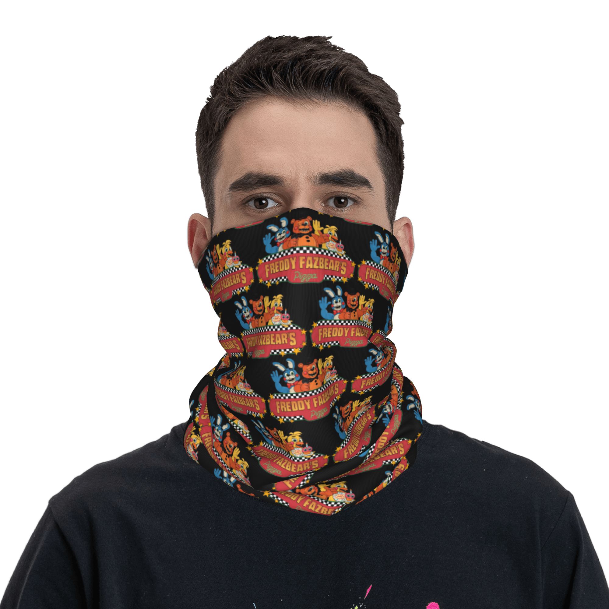 Outdoor Adventure At - Scaldacollo/Balaclava Personalizzato FNAF At Freddy's per