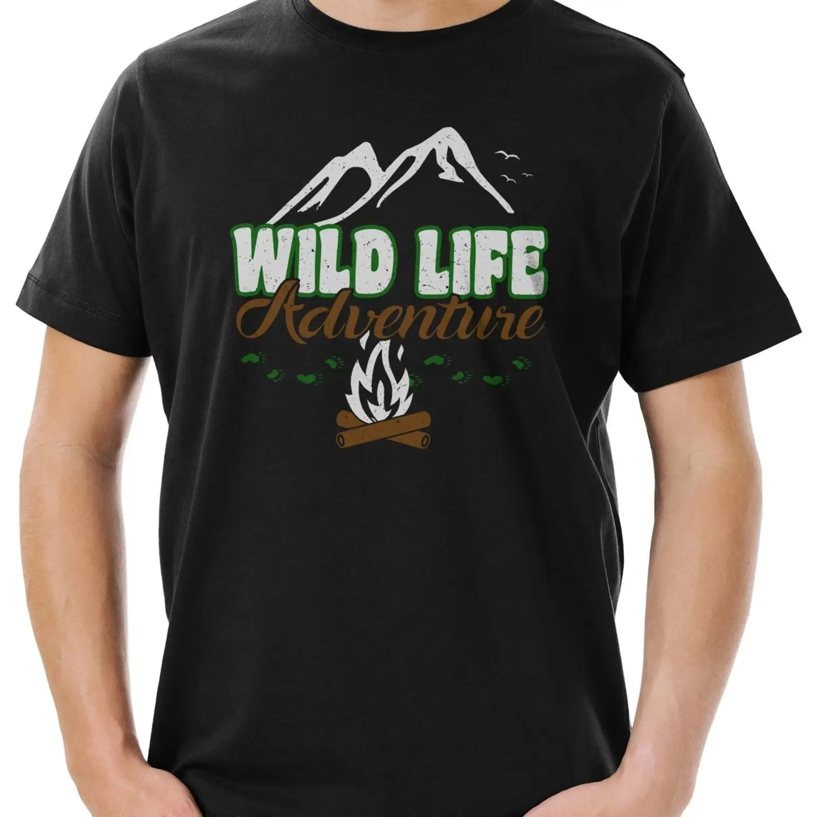 Outdoor Adventure Logo - Wild Life Adventure Logo T-shirt da