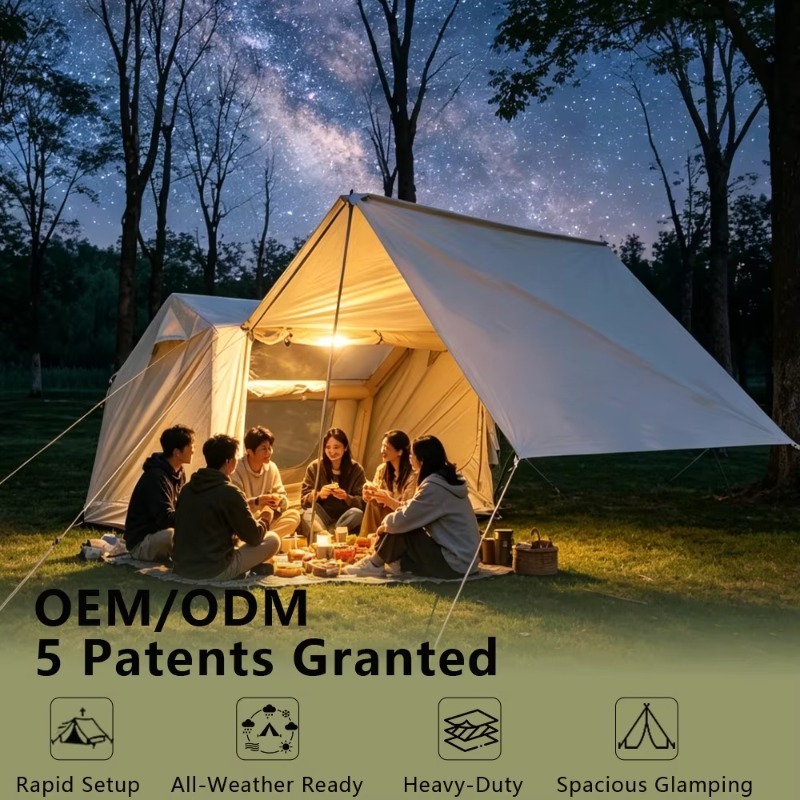 Ampia Tenda Gonfiabile Multi-S - Outdoor Adventure Logo recensione e prezzo