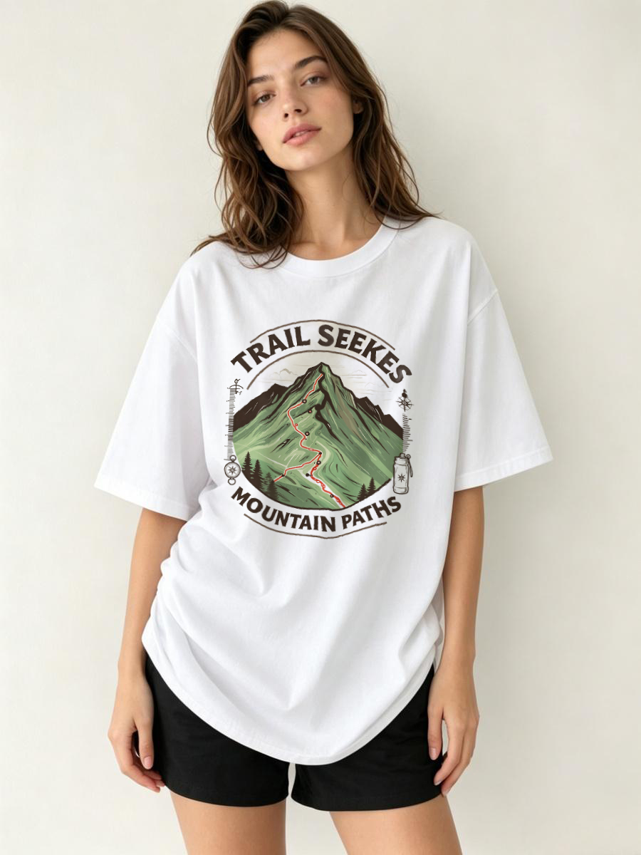 T-shirt Autunnali per l'Integr - Outdoor Adventure Logo recensione e prezzo