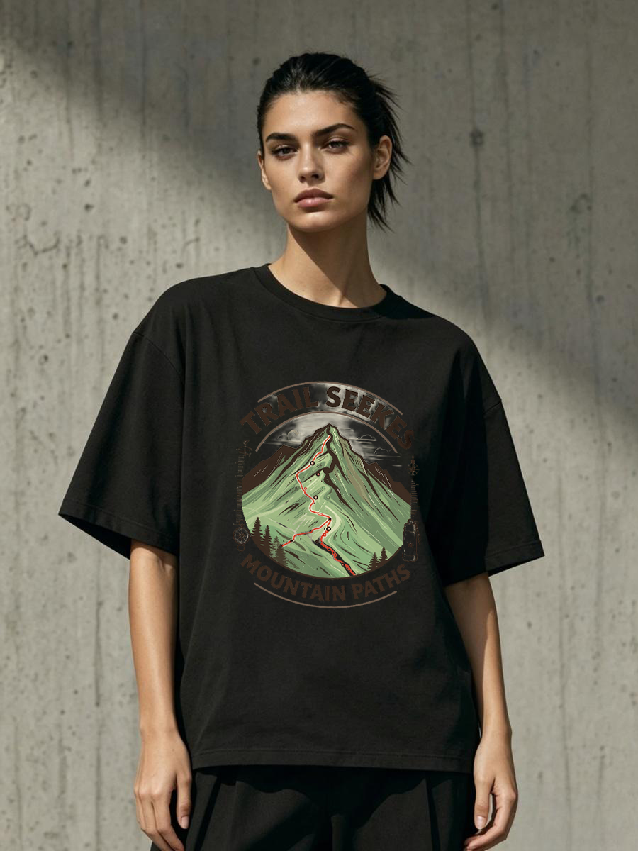 T-shirt Autunnali per l'Integr - Outdoor Adventure Logo recensione e prezzo